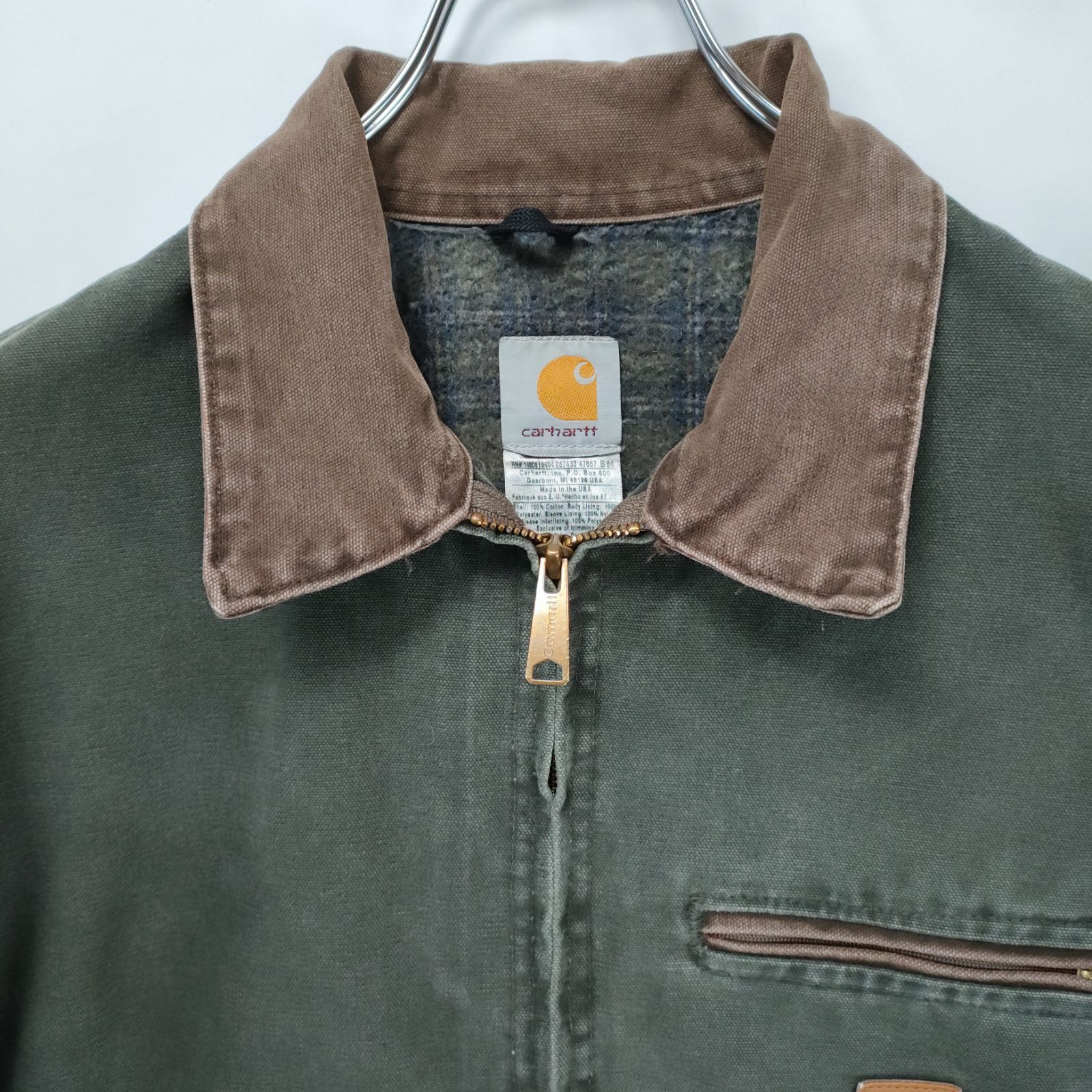 carhartt デトロイトジャケット モスグリーン MOS XLサイズ USA