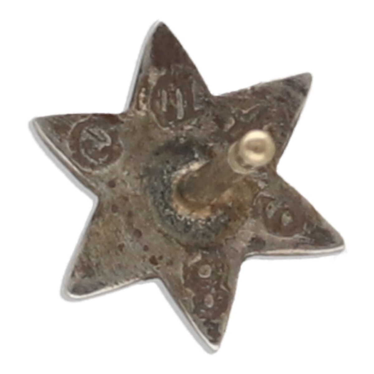 中古】 CHROME HEARTS クロムハーツ スター スタッド ピアス SV925