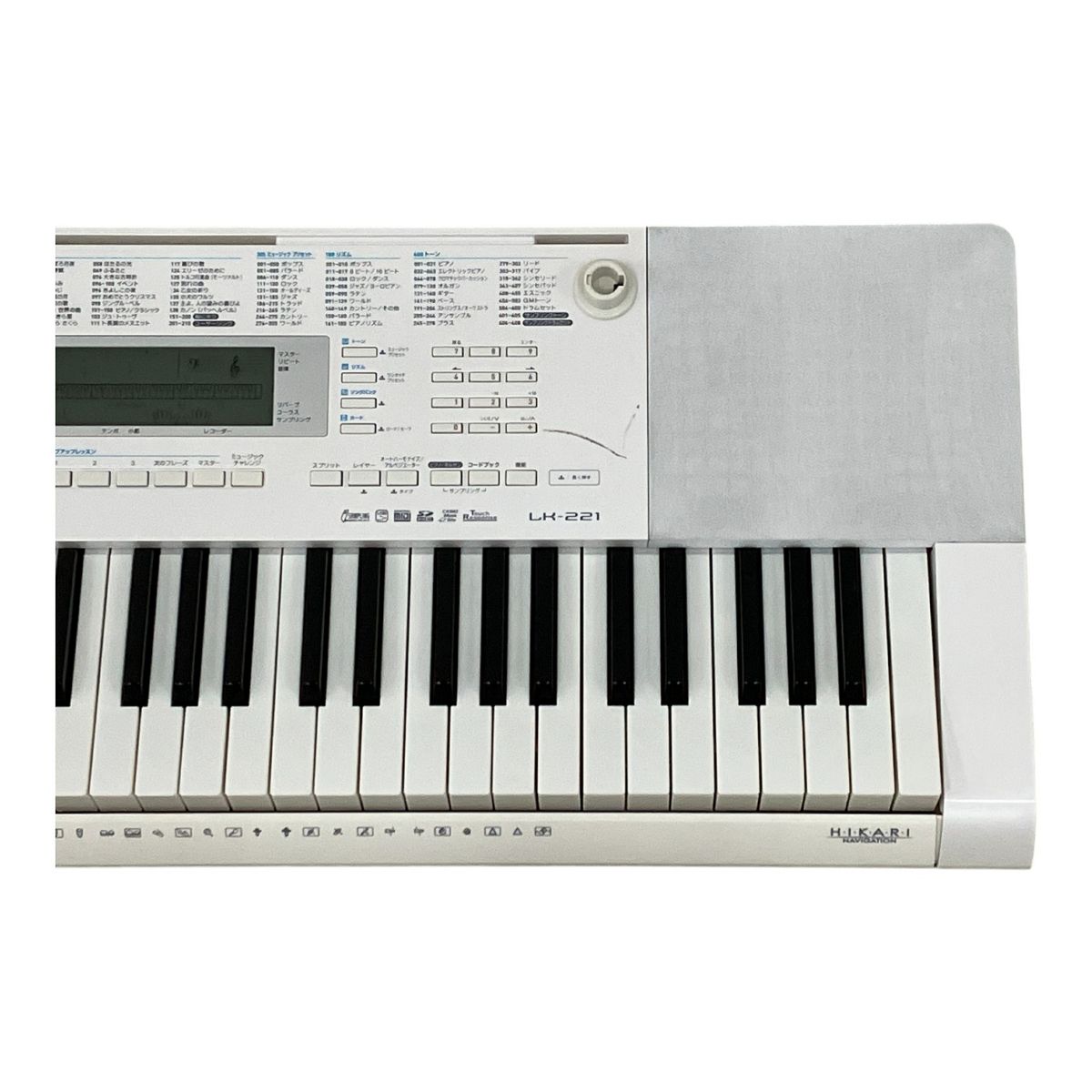 CASIO LK-221 カシオ 光ナビゲーションキーボード 61鍵 電子ピアノ