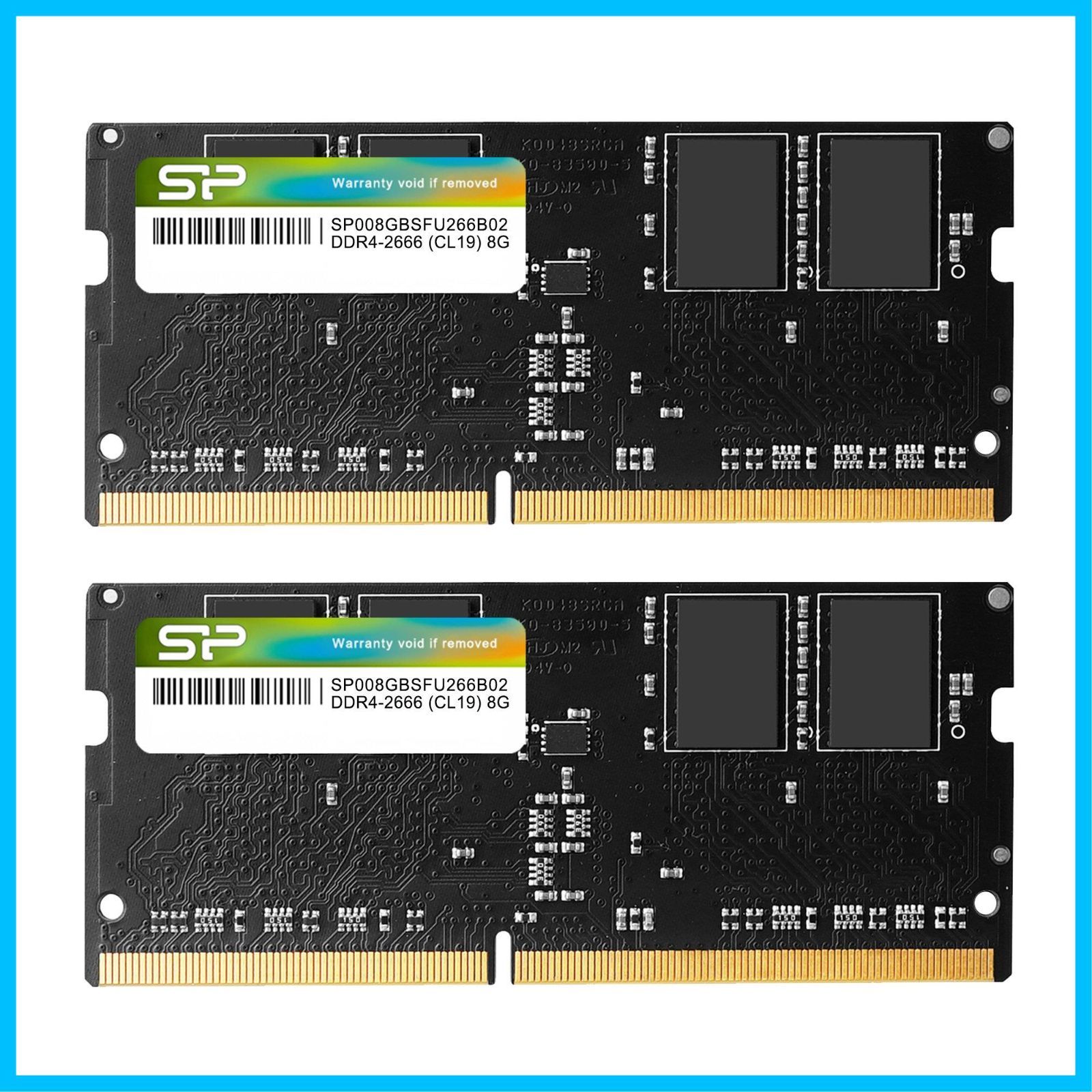 在庫セール】(16GB) 260Pin 8GB×2枚 1.2V (PC4-21300) CL19 DDR4-2666