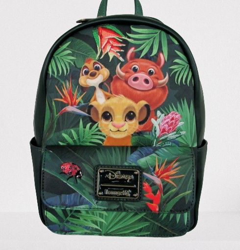 新品タグ付き★ラウンジフライアメリカ限定【ライオンキング】バックパックDisney Loungefly Chibi Lion King Mini Backpack RARE NWT