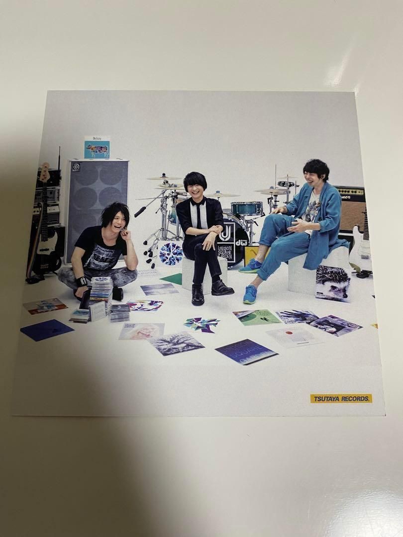 【UNISON SQUARE GARDEN】 グッズ3点セット ファイル シール UNISON SQUARE GARDEN】 グッズ3点セット ファイル シール