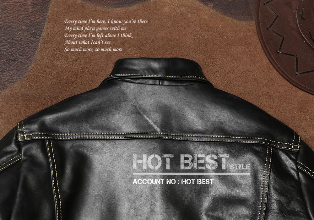 1.1mm ホースハイド セカンドタイプ Gジャン ライダース レザー