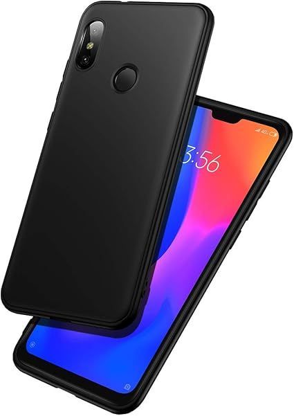【在庫処分】HUAWEI P30 lite ケース LAYJOY ソフト シリコン 黒 TPU 薄型 カバー [軽量 スリム 耐衝撃 耐久性 指紋防止] ストラップホール付き 全面保護 スマホ ケース (ブラック)