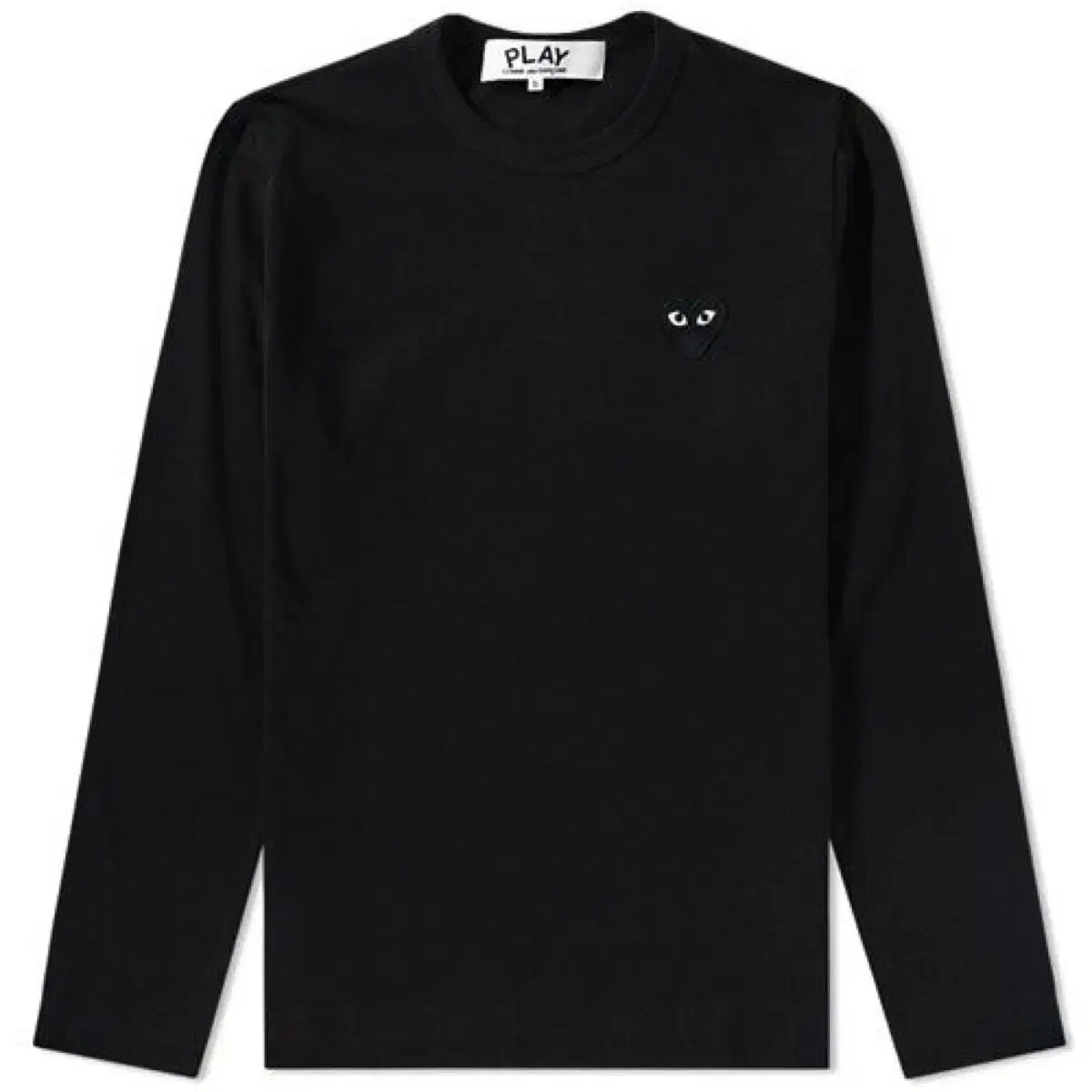 L COMME des GARCONS コム デ ギャルソン 長袖 ロングスリーブ 黒 ワッペン