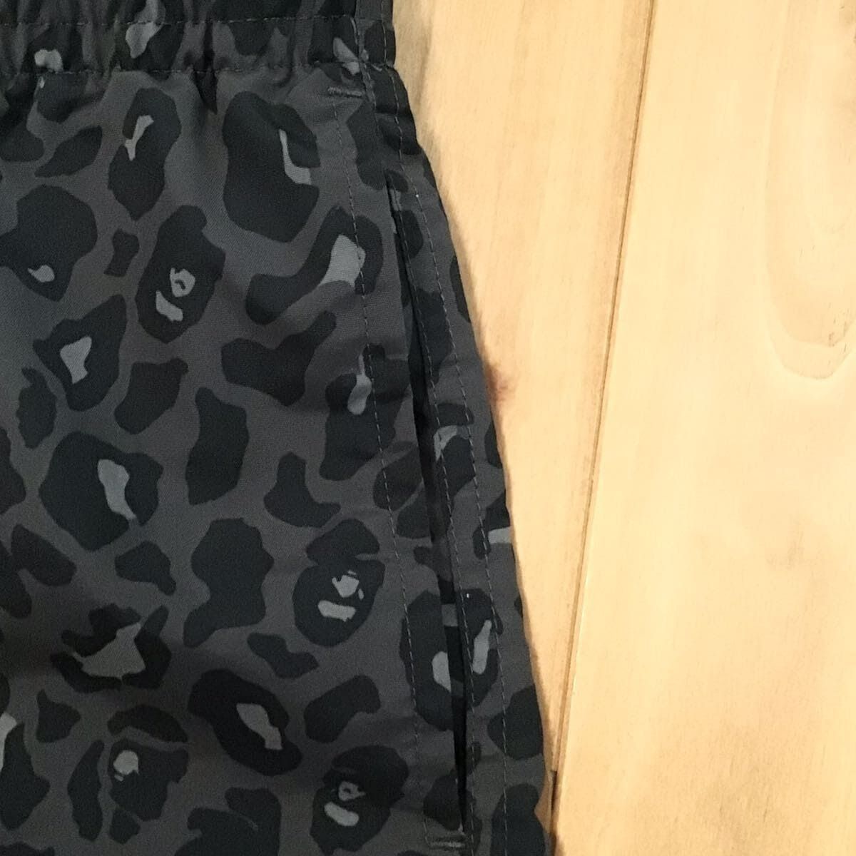 Leopard camo nylon shorts Sサイズ a bathing ape BAPE ハーフパンツ