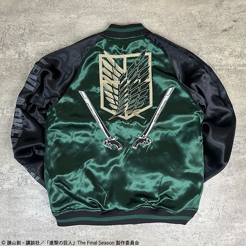 絡繰魂 からくりだましい × 進撃の巨人コラボ リヴァイ 柄 刺繍