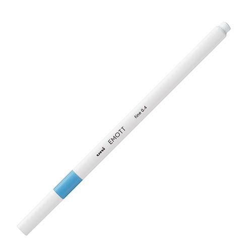 まとめ 三菱鉛筆 水性サインペン ＰＥＭ−ＳＹ ライトブルー ８ 0.4mm ライトブルー PEMSY-8 ×30セット