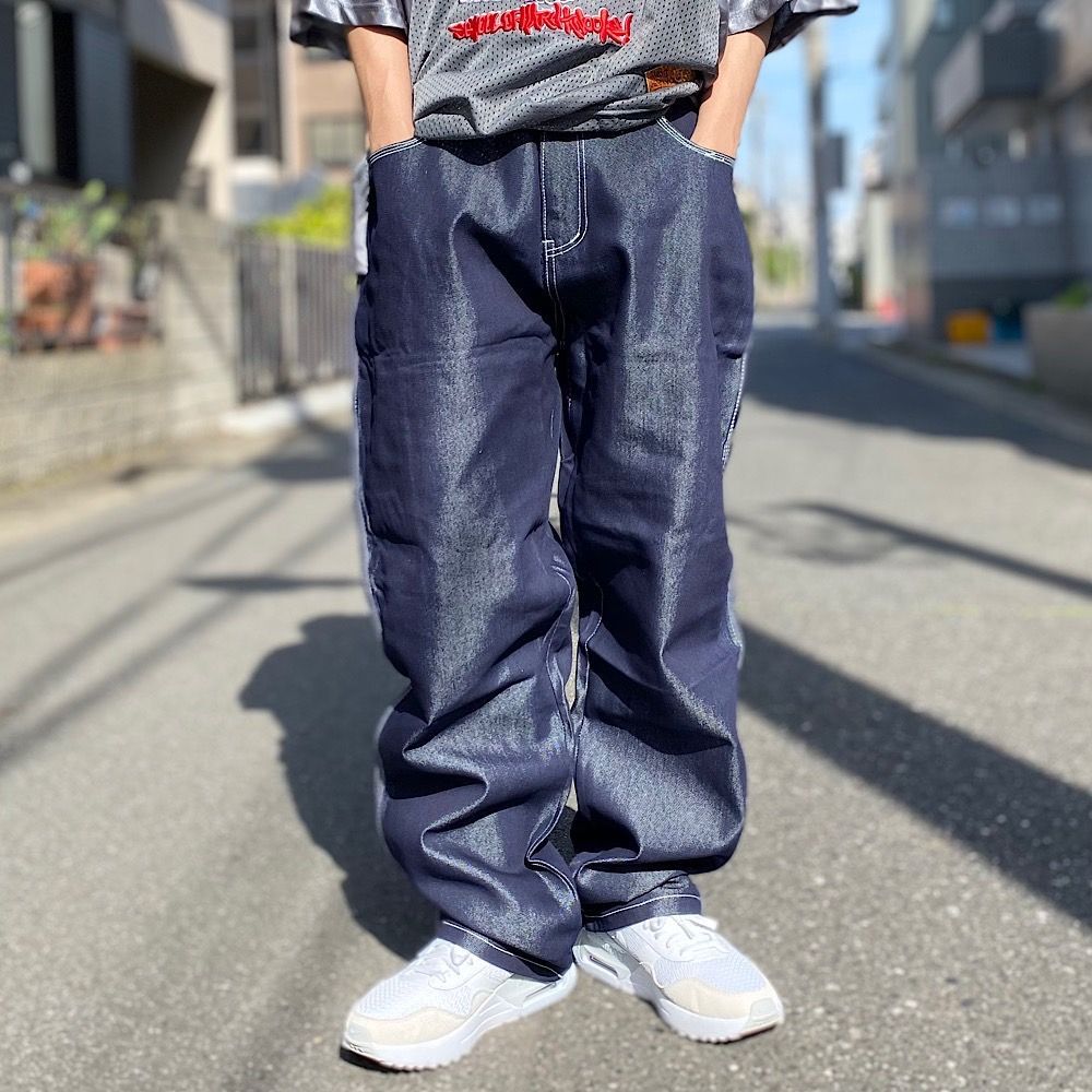HIPHOP 90s80sバギー ペインター 　oldschool ワークデニム LUGZ 90's ペインターパンツ バギーデニム いなたい hip hop