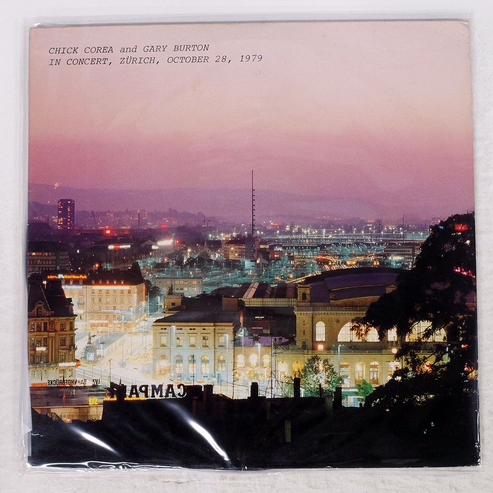 米 US盤 GARY BURTON/IN CONCERT, ZRICH, OCTOBER 28, 1979/ECM