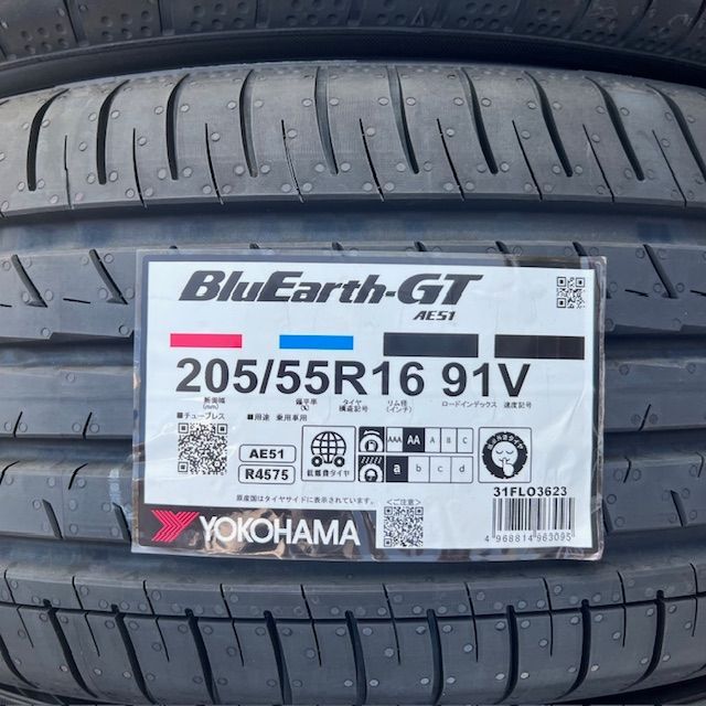 205/55R16 YOKOHAMA BluEarth-GT AE51 ブルーアースGT 新品 4本