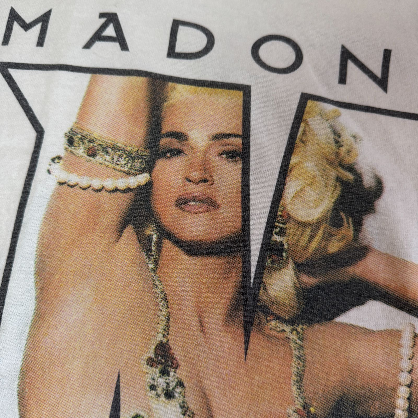 ※00s Madonna Music HMV/プロモ Tシャツ Lサイズ 00s Y2K MADONNA I'll teach you how to fuck プロモーション Tシャツ