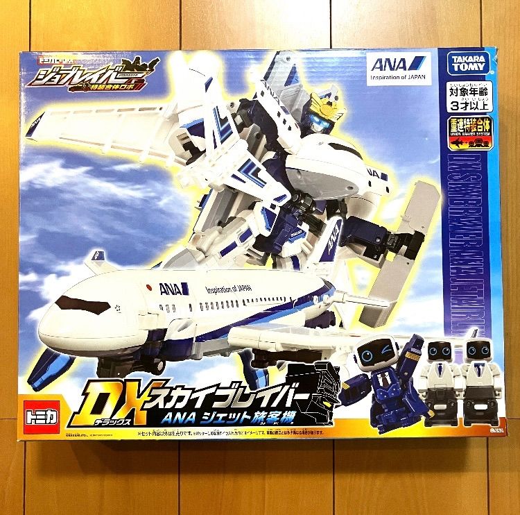 【新品・未使用】トミカヒーローズ DXスカイブレイバー ANAジェット旅客機 DX スカイブレイバー ANA ジェット旅客機｜トミカヒーローズ