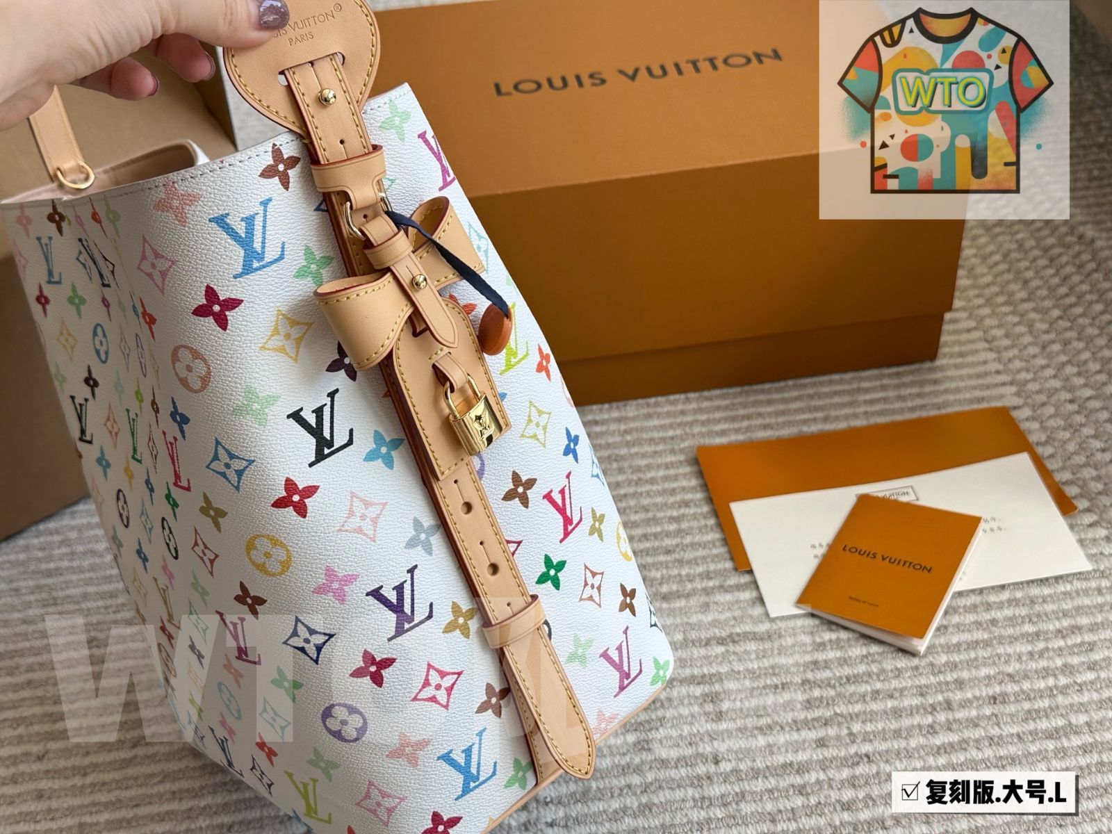 kouさん専用出品3 今日WTO】Louis Vuitton Max Bucket Bag/Fukubukuro ～30×26cm