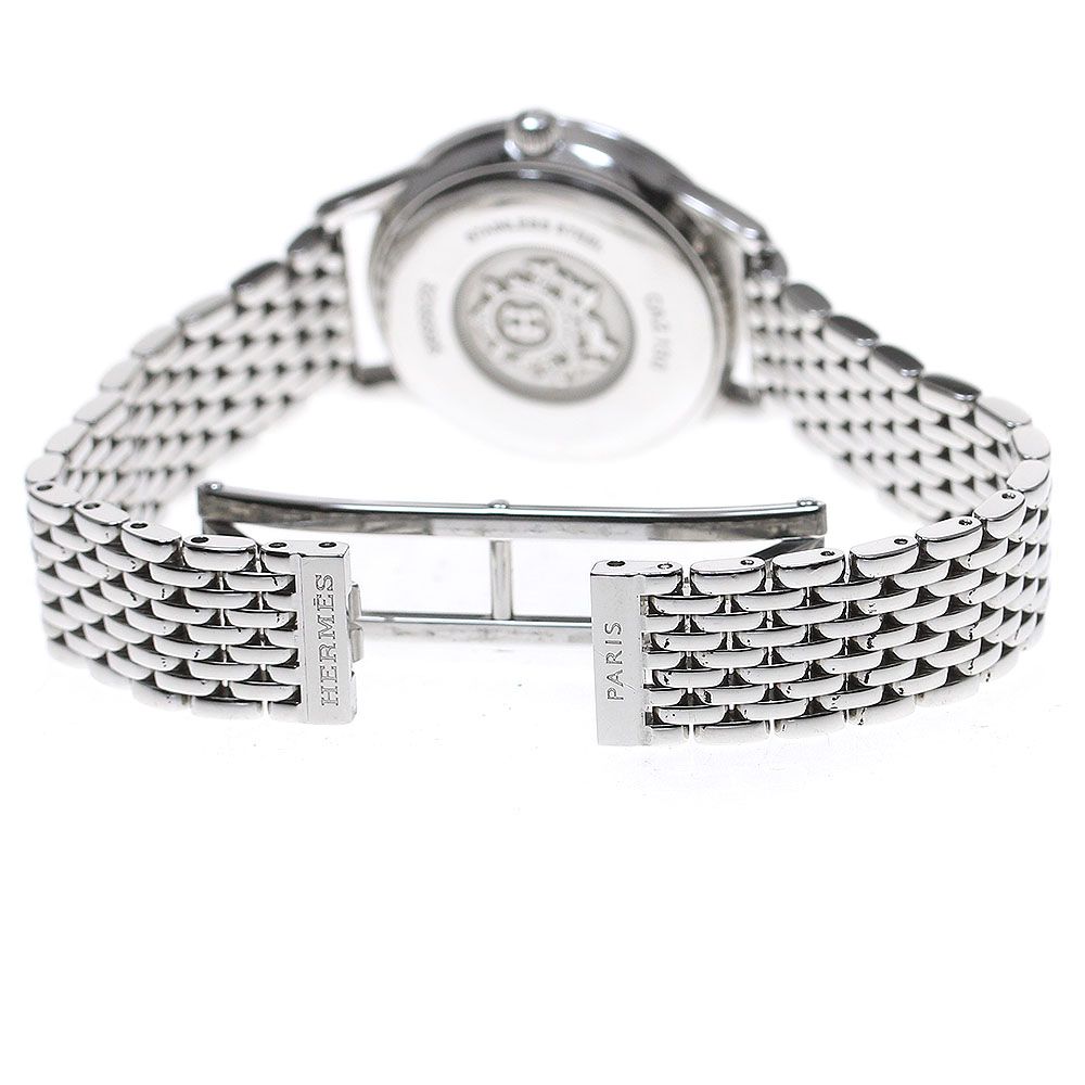 エルメス HERMES CA2.130 スリムドゥ ダイヤベゼル クォーツ レディース _826980【ev15】 エルメス HERMES CA2.130 スリムドゥ ダイヤベゼル クォーツ