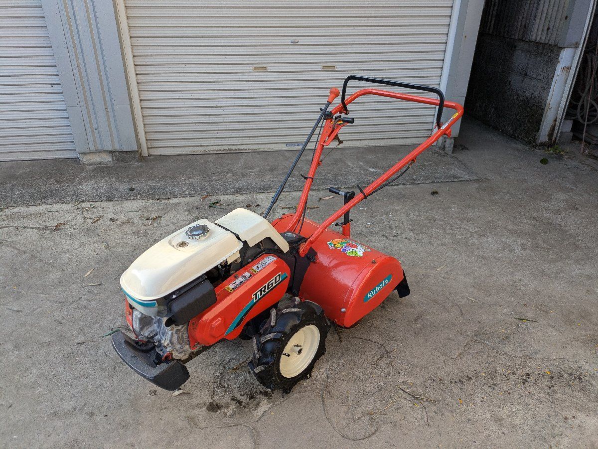 鹿児島発 クボタ 5.5馬力 ガソリンエンジン耕うん機TR60