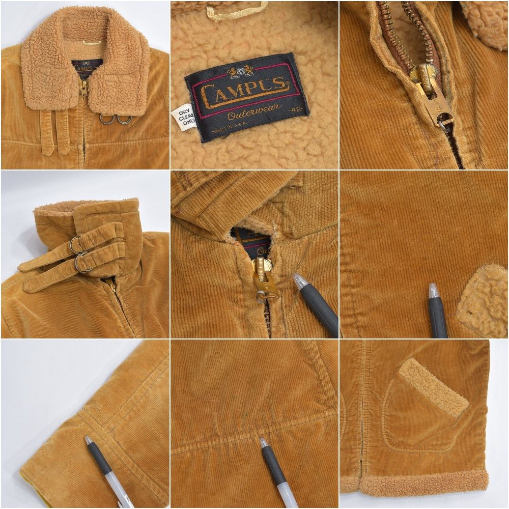60's〜 campus コーデュロイ ジャケット USA製 vintage 60s〜 アメリカ製 CAMPUS キャンパス B-3タイプ コーデュロイ