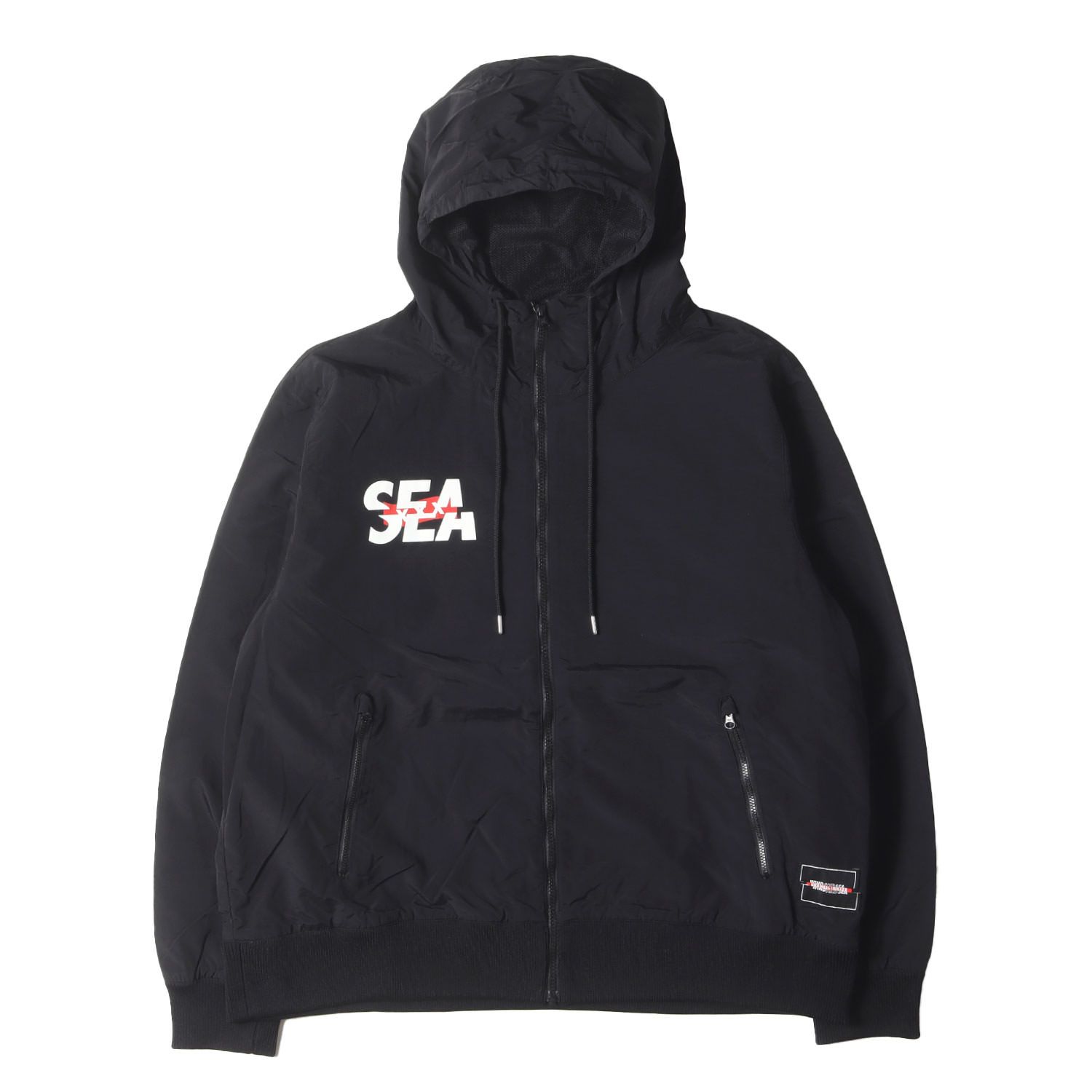 美品】WIND AND SEA ウィンダンシー ジャケット ブラック 黒