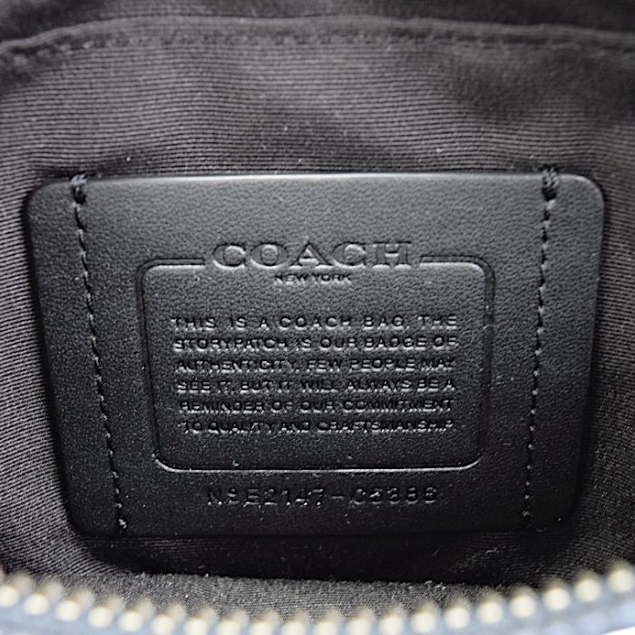 コーチ COACH トンプソン ベルト バッグ シグネチャー ジャカード