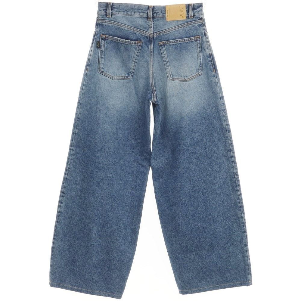 中古】ハイクル HAIKURE 2023年春夏 ワイド デニムパンツ ブルー  