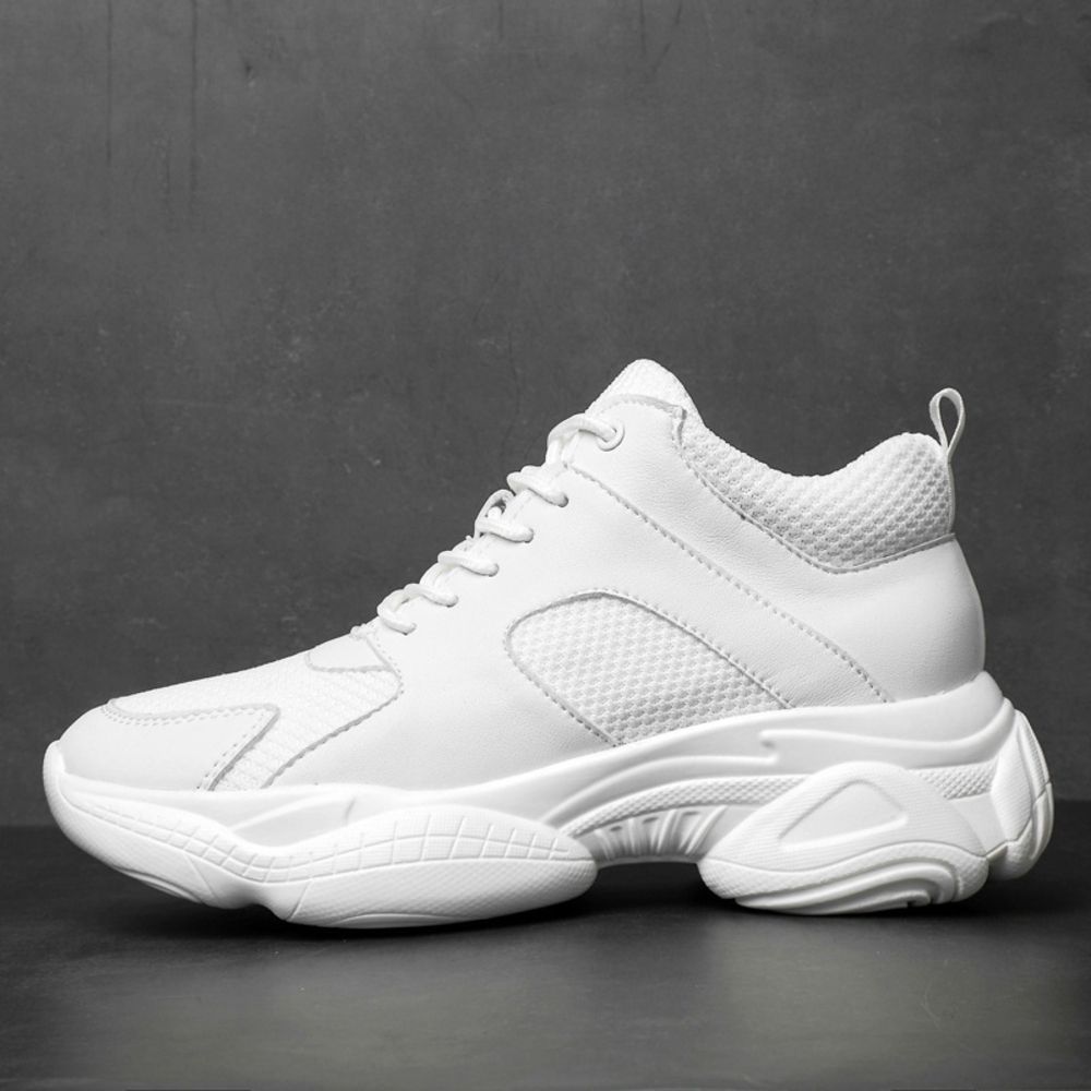 ホワイト  42(26cm)  シークレットシューズ メンズ pmyscrshoes03 シークレットシューズ スニーカー メンズ インヒールスニーカー インヒール シークレット シューズ シークレットスニーカー 10cm 