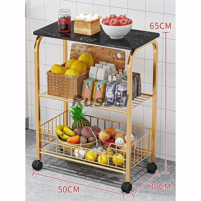 キャスター付き ゴールド