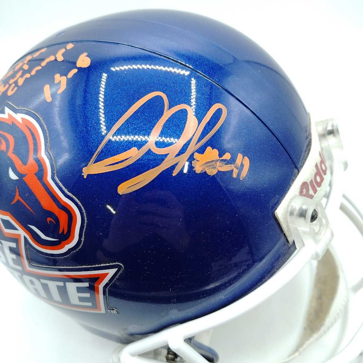 ボイシ州立ブロンコス BRONCOS NCAA #41 Ian Johnson イアン ジョンソン 直筆サイン入り アメフト ヘルメット M 楽天市場】【中古】ボイシ州立ブロンコス BRONCOS NCAA #41 Ian