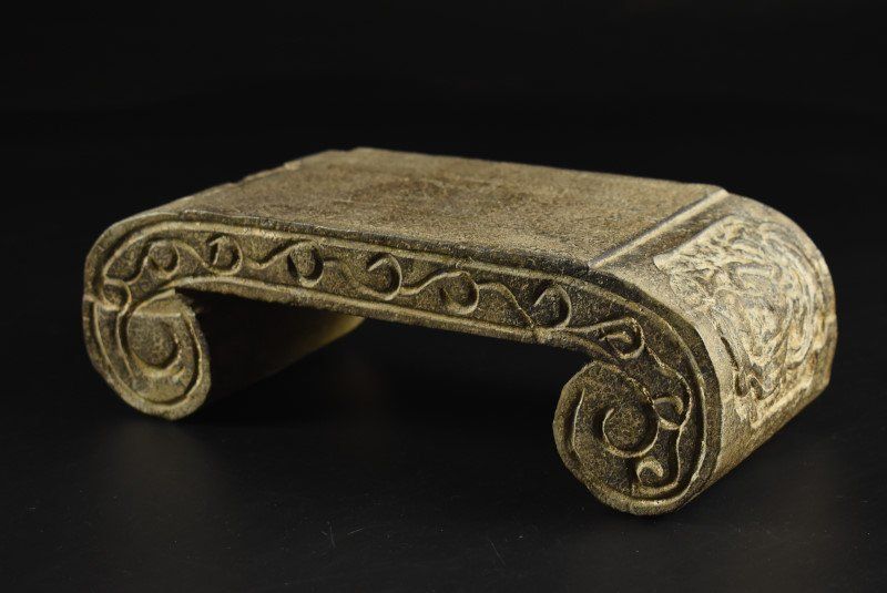 蔵A4409 朝鮮古美術 石台 李朝期