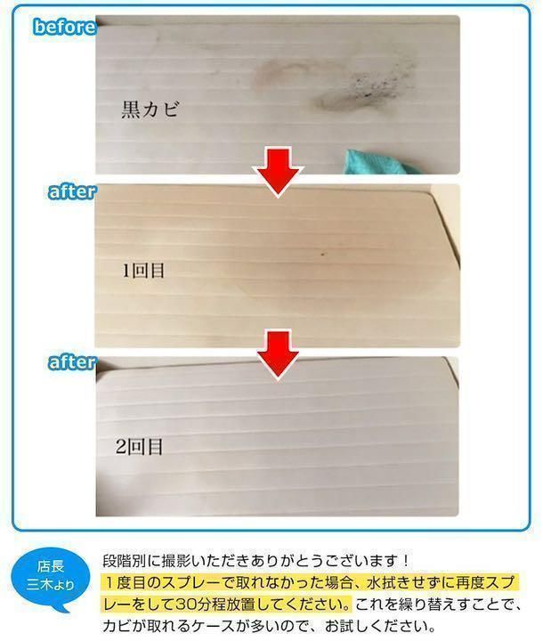 カビホワイト カビを根こそぎ撃退の必須アイテム 大人気‼️ グリーン