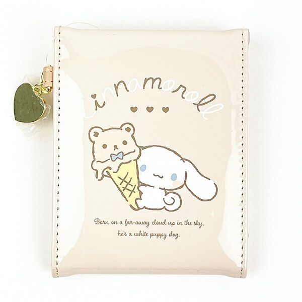 サンリオ シナモロール 折りたたみミラー のんびりナチュラルシリーズ シナモン Sanrio