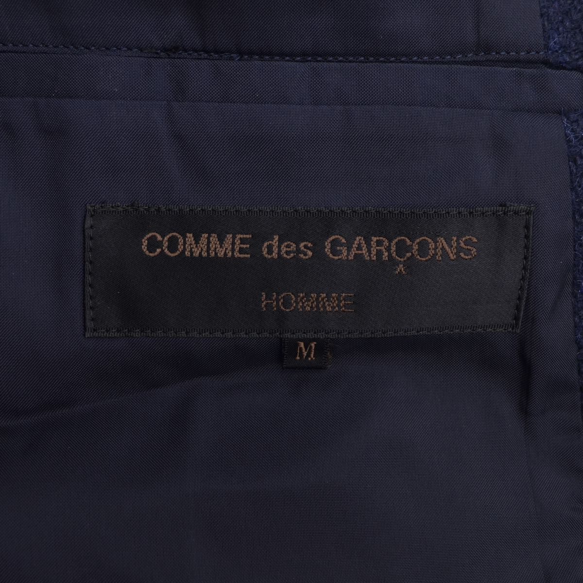 COMMEdesGARCONSHOMME×HarrisTweed】80s archive ツイード ダブル
