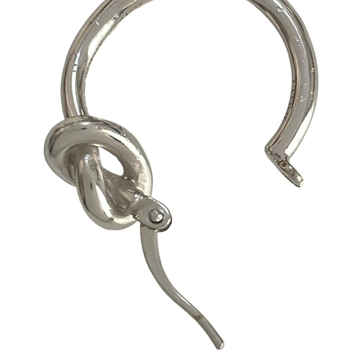 CELINE ノットピアス シルバー 両耳用 セリーヌ ノット ピアス(両耳用