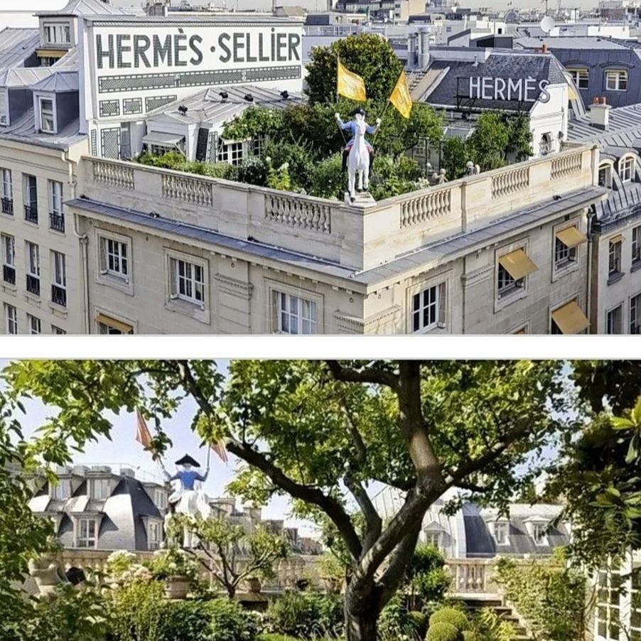 アートポスター サントノレ 屋上庭園 40サイズ ノーフレーム - メルカリ