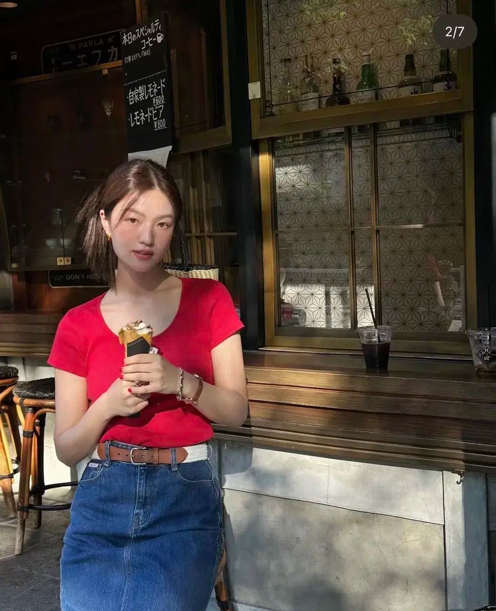 ged ー クラシック デニム スカート S