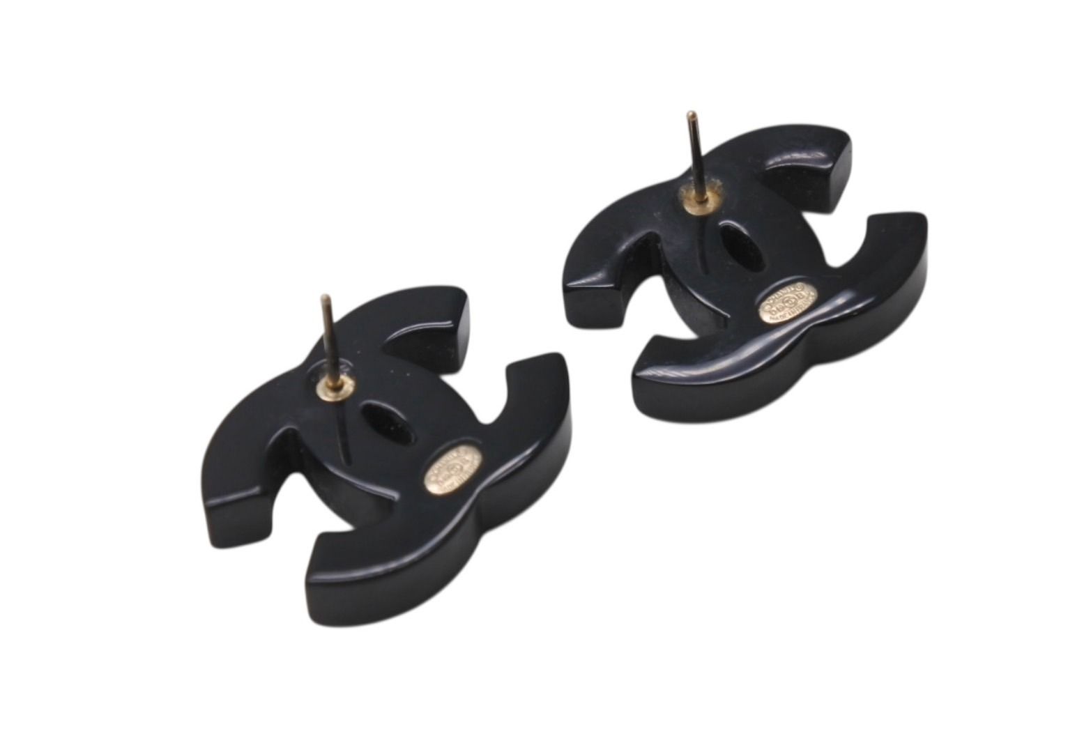 CHANEL シャネル ココマーク ピアス 重量約3.7g D19B刻印 レジン  