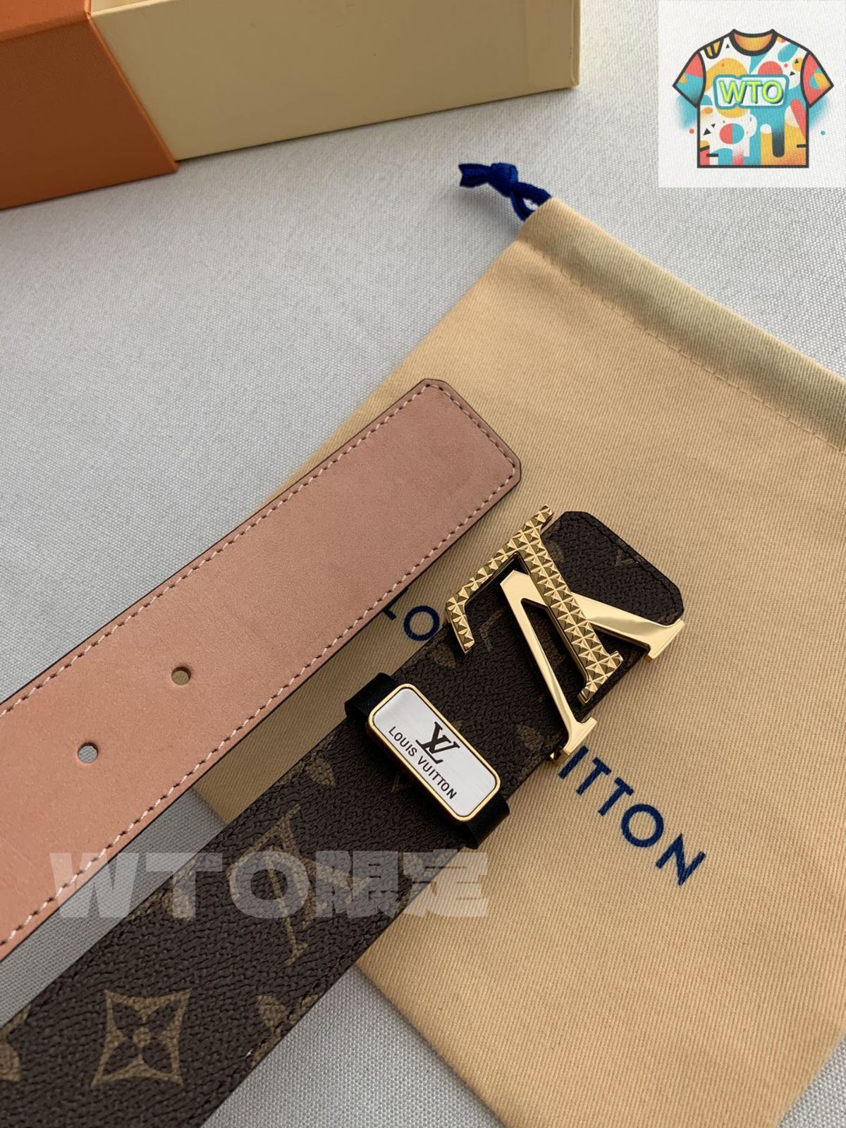 正規品LOUIS VUITTON ルイヴィトンベルト ルイ・ヴィトン(LOUIS VUITTON) モノグラム(Monogram) メンズ