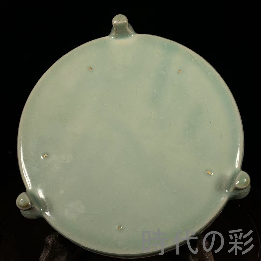 中国陶磁器　南宋官窯　蓮弁鉢 中国陶磁器 南宋官窯 蓮弁鉢 中国陶磁器 南宋官窯 蓮弁鉢 青磁輪花鉢