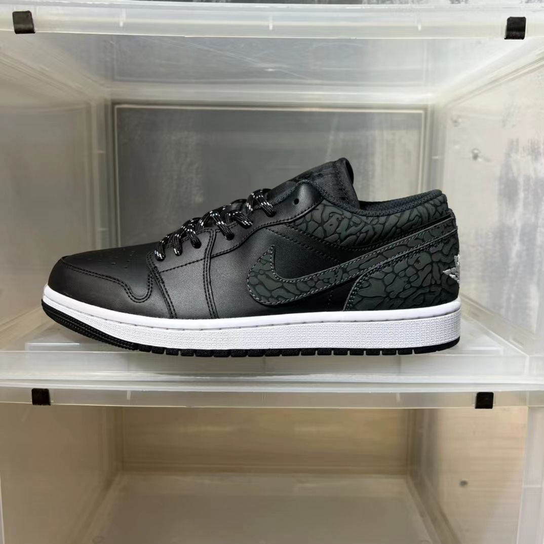 Air Jordan 1 Low SE 'Black Elephant'