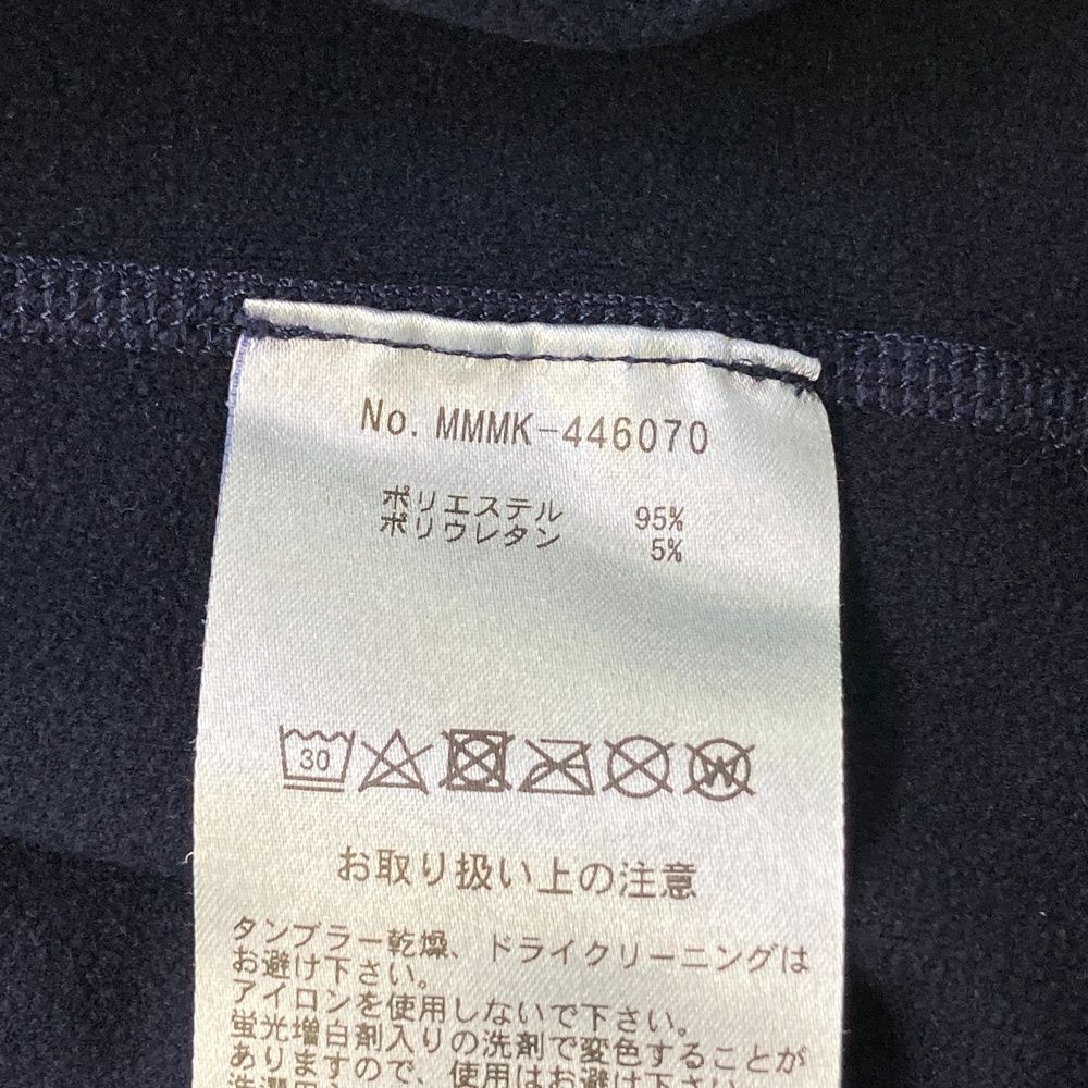 サイズ：5 MUTA MARINE ムータマリン  ハイネック長袖Tシャツ　裏起毛  ネイビー系 [240101482101] ゴルフウェア メンズ ストスト サイズ：5 MUTA MARINE ムータマリン ハイネック長袖Tシャツ 裏