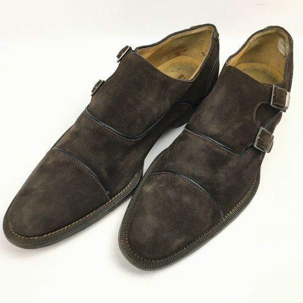 試着交換OK！MAGNANNI/マグナーニ スウェード ダブルモンクストラップ
