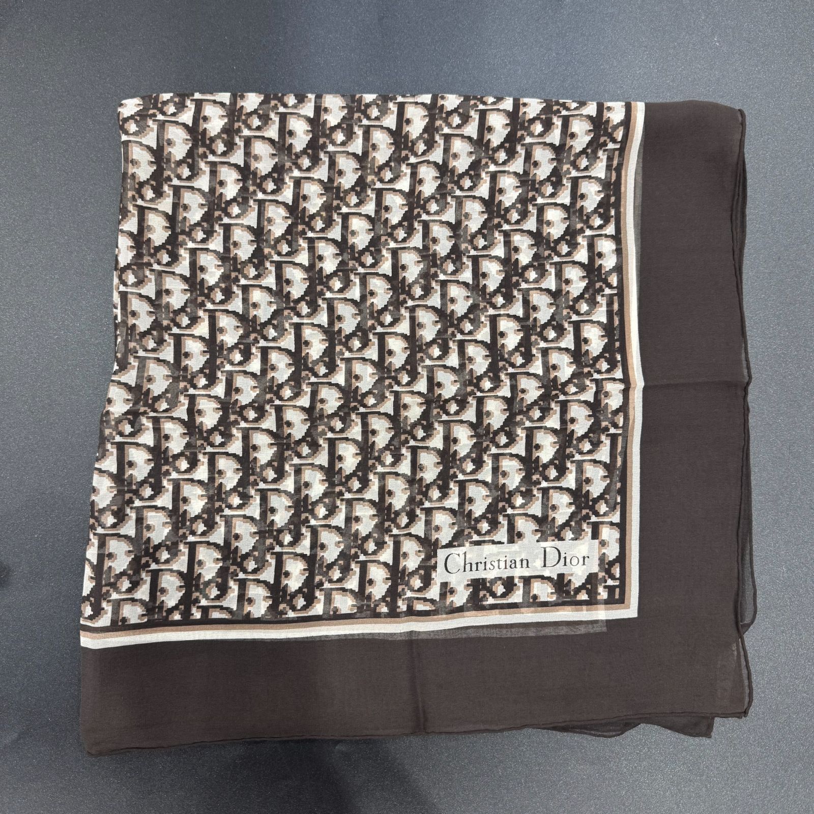クリスチャンディオール スカーフ トロッター柄 B25081534 販売