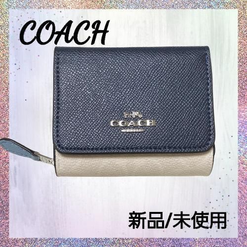 たんたんCOACH一覧COACH コーチ スモール 3つ折り財布 ミッドナイト