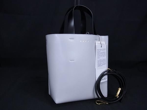 □新品同様□ MARNI マルニ ミュゼオ レザー 2WAY ショルダー トート