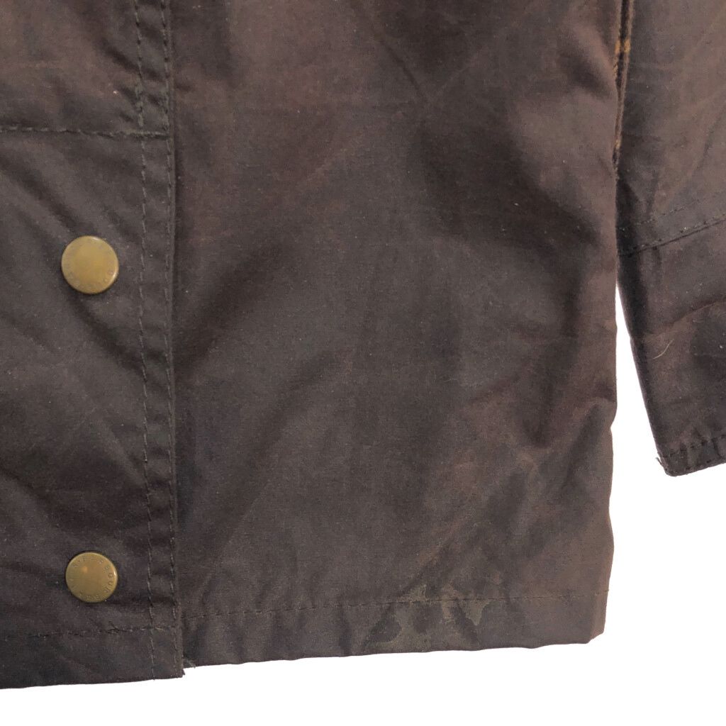 イングランド製 Barbour バブアー BEADNELL ビードネル オイルドジャケット ブラウン (レディース 10) 中古 古着 R6548