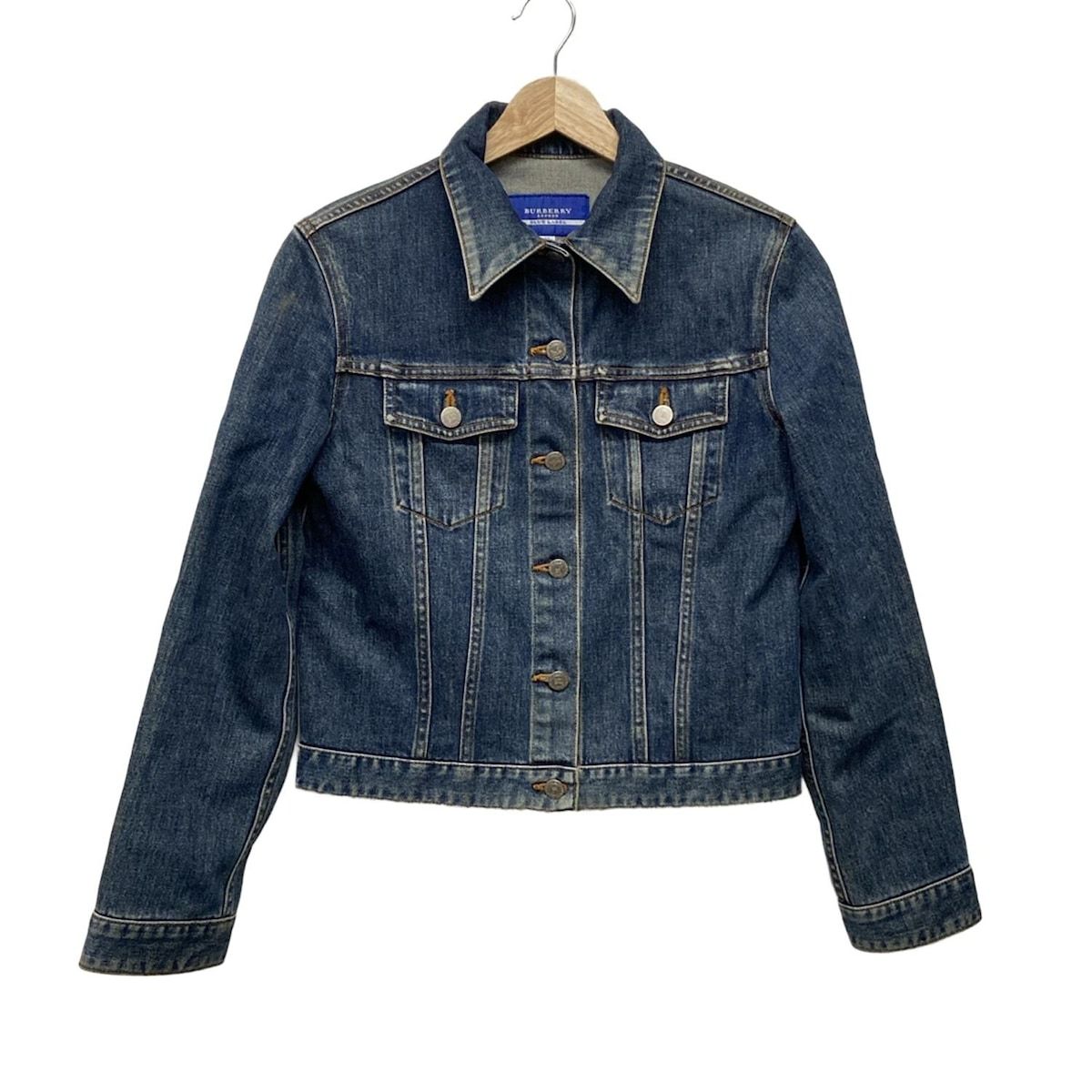 Burberry Blue Label バーバリーブルーレーベル Gジャン サイズ38 M レディース - ブルー 長袖|春|秋