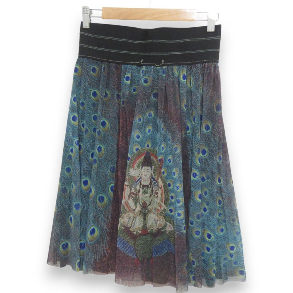 良品 VIVIENNE TAM ヴィヴィアンタム パワーネット 佛像 仏像 孔雀柄