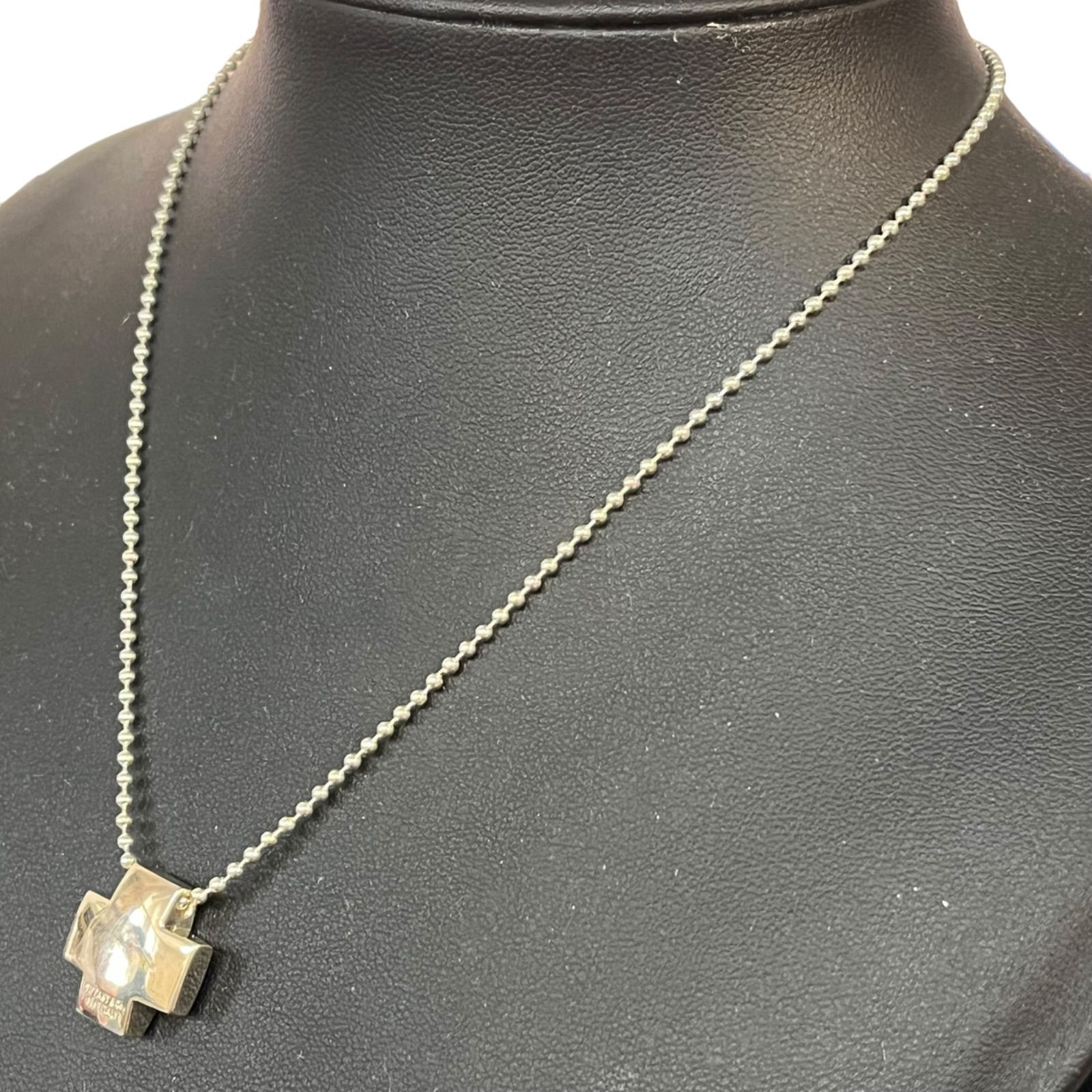 TIFFANY&Co./ティファニー】ローマンクロスボールチェーン ネックレス 