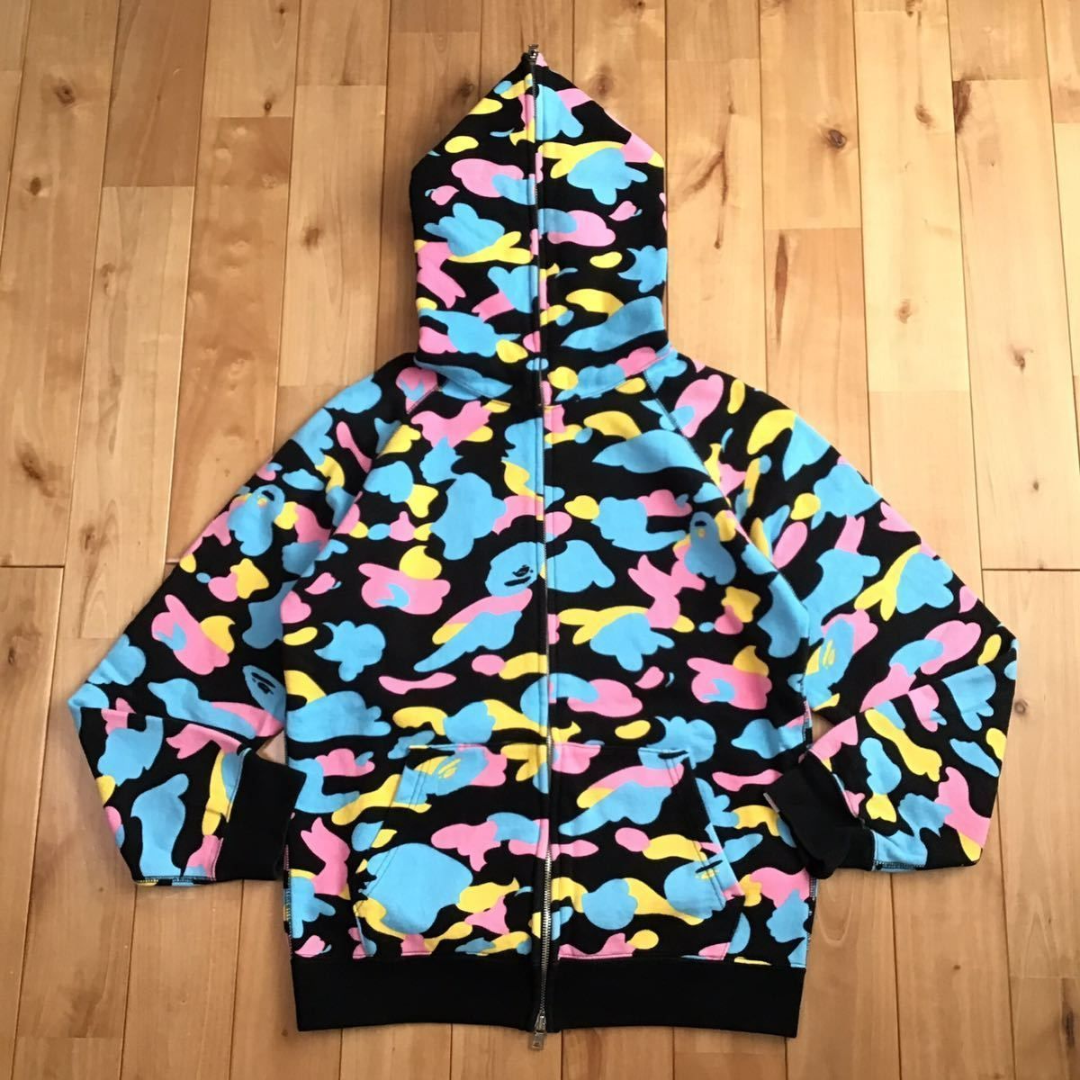 cotton candy fullzip hoodie BAPE エイプ