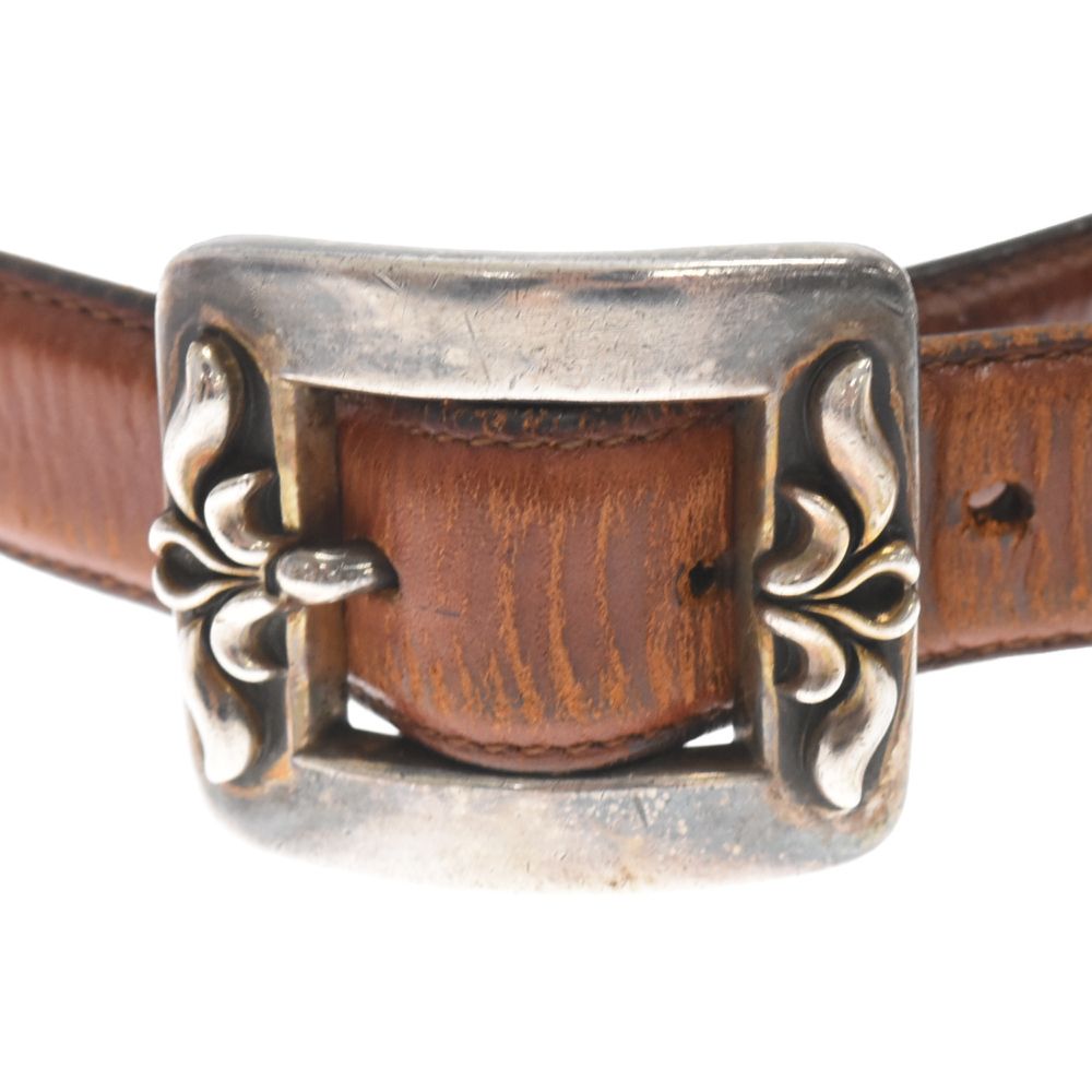 クロムハーツChromeHearts BLT 3PC OTJ レザーベルト美品 CHROME HEARTS (クロムハーツ) BLT 3PC OTJ レザーベルト ブラック