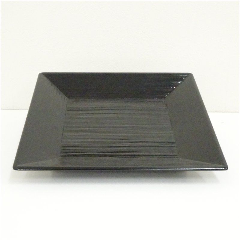 一閑塗 四方盆 表朔造 干菓子盆 共箱